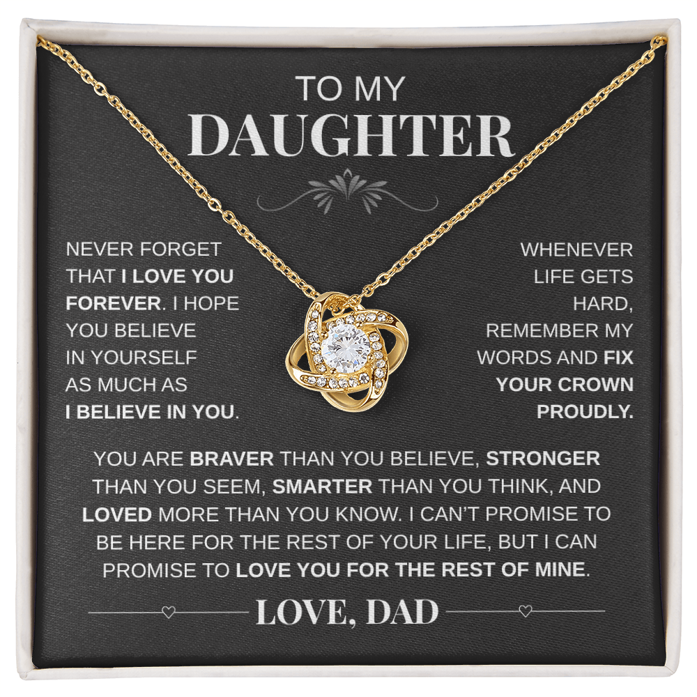 To My Daughter - I Believe In You - Love Dad