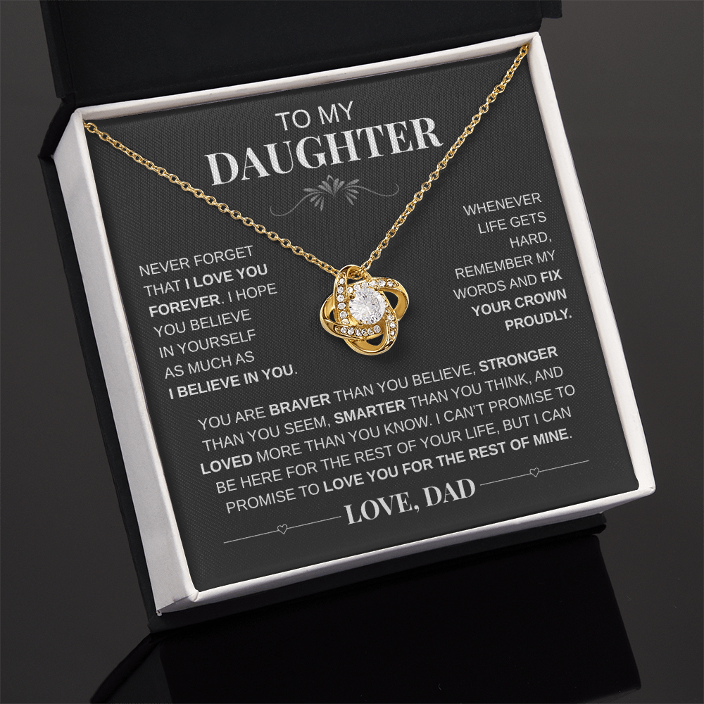 To My Daughter - I Believe In You - Love Dad