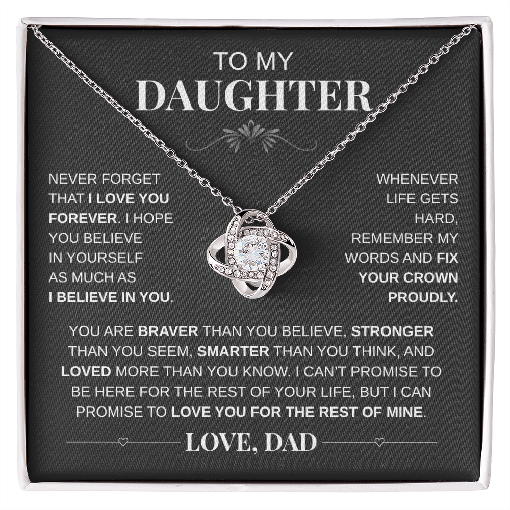 To My Daughter - I Believe In You - Love Dad