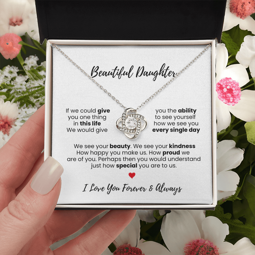 Love Knot - "Beautiful Daughter" Necklace