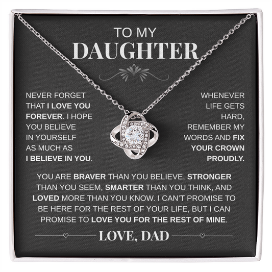 To My Daughter - I Believe In You - Love Dad